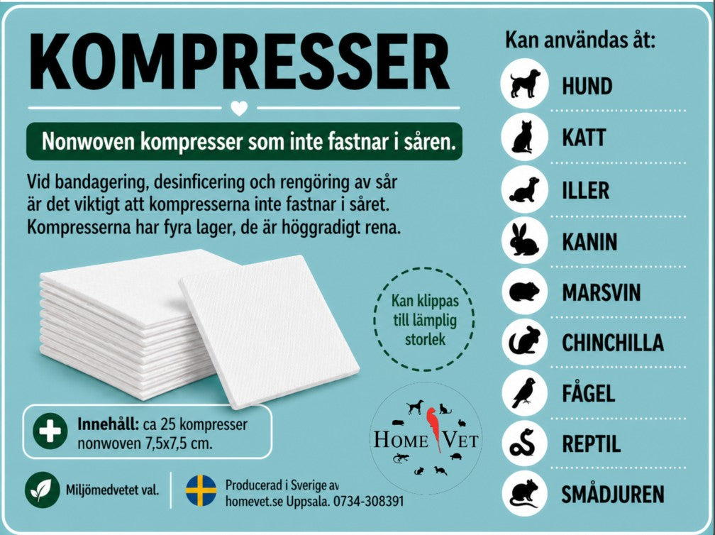 Kompresser 25 st