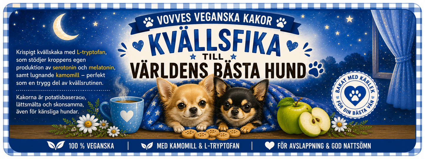 Världens bästa hund - kvällsfika 70 g
