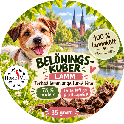 Belöningskuber lammlunga 35 g