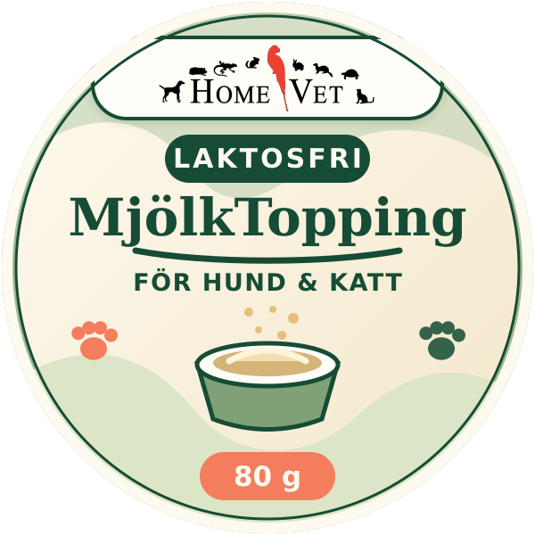 Laktosfri MjölkTopping åt Hund & Katt 80 g