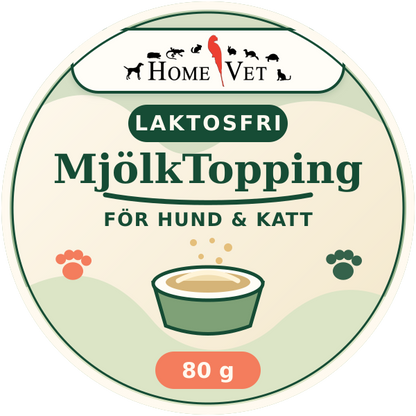 Laktosfri MjölkTopping åt Hund & Katt 80 g