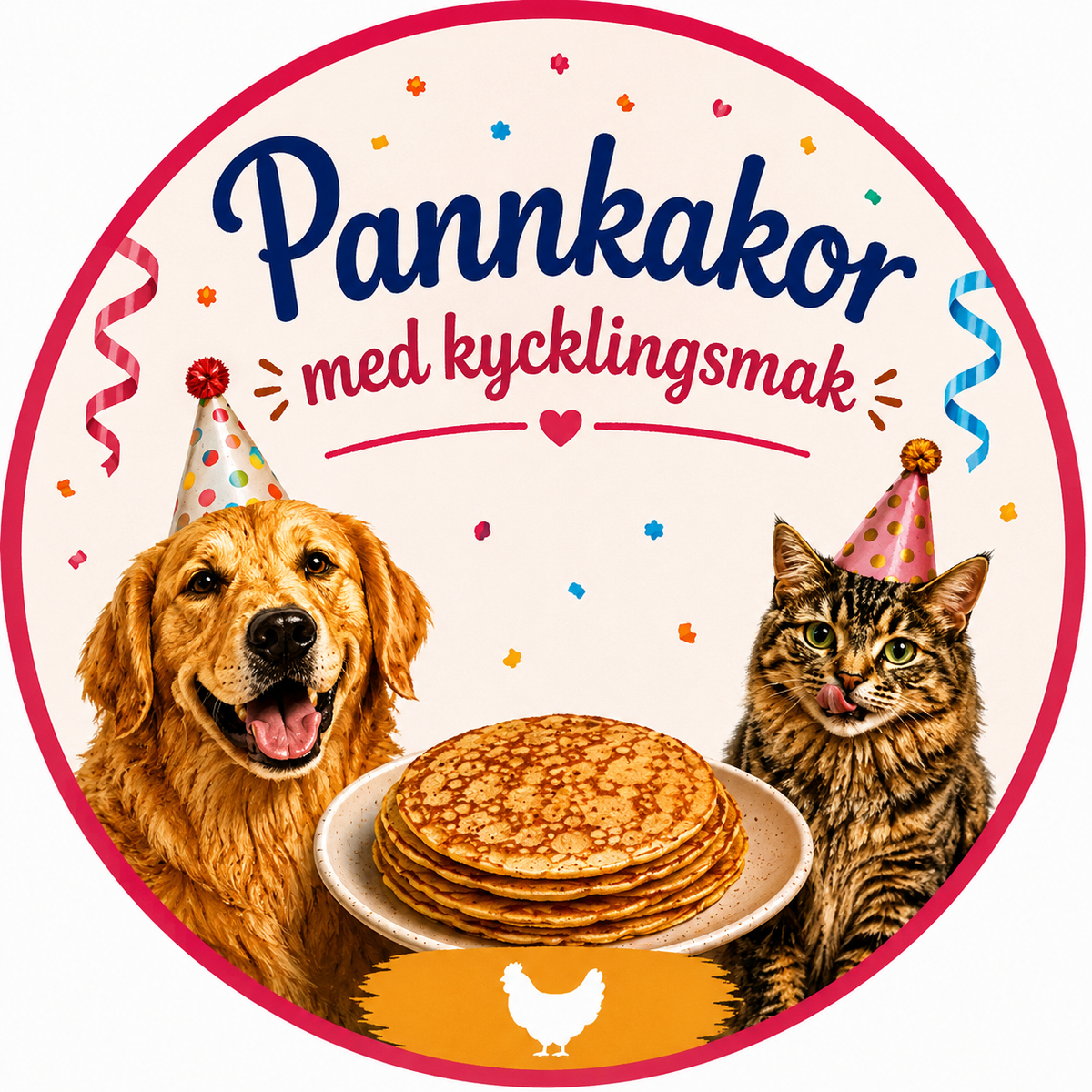 Pannkakor åt hund, katt och iller 120 g