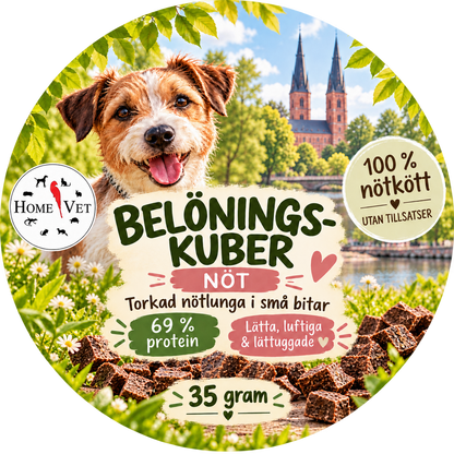 Belöningskuber nötlunga 35 g
