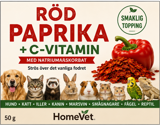 Röd Paprika med C-vitamin 50 g