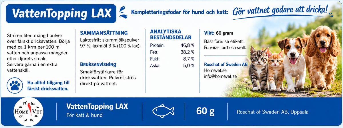 VattenTopping med Laxsmak 60 g