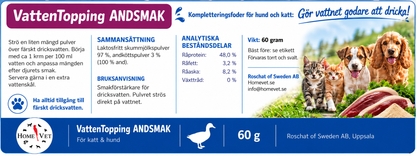 VattenTopping med Andköttsmak 60 g
