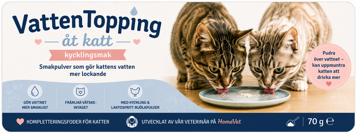 Vattentopping med kycklingsmak åt katt 70 g
