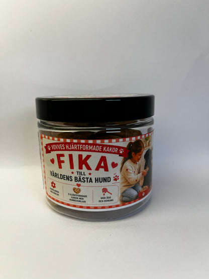 Fika med hjärtformade hundchokladkakor 70 g