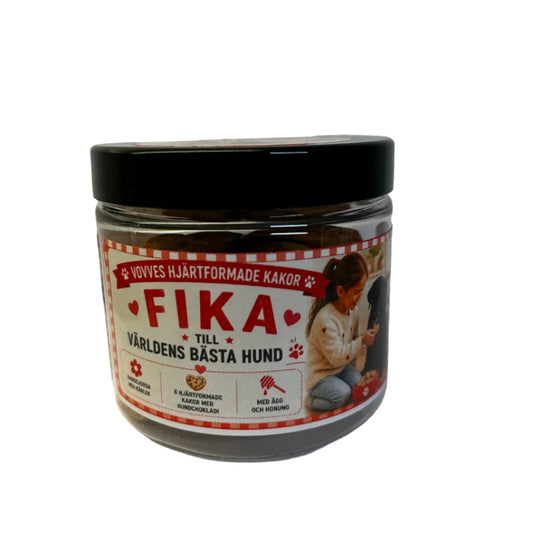 Fika med hjärtformade hundchokladkakor 70 g