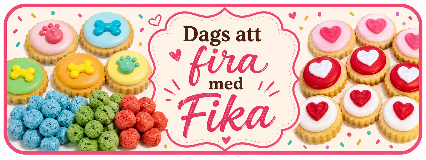 Dags att fira med Fika-lyxkakor åt hund 100 g
