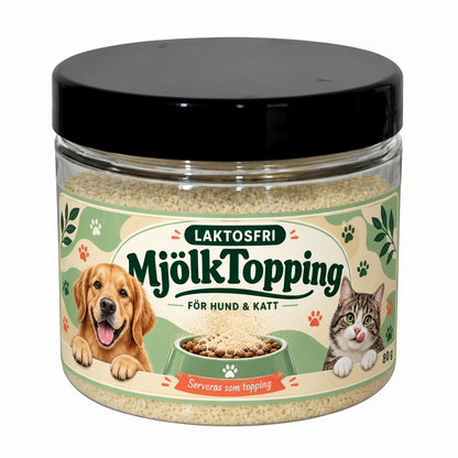 Laktosfri MjölkTopping åt Hund & Katt 80 g
