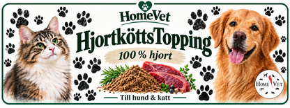 HjortköttsTopping åt hund,katt och iller 60 g