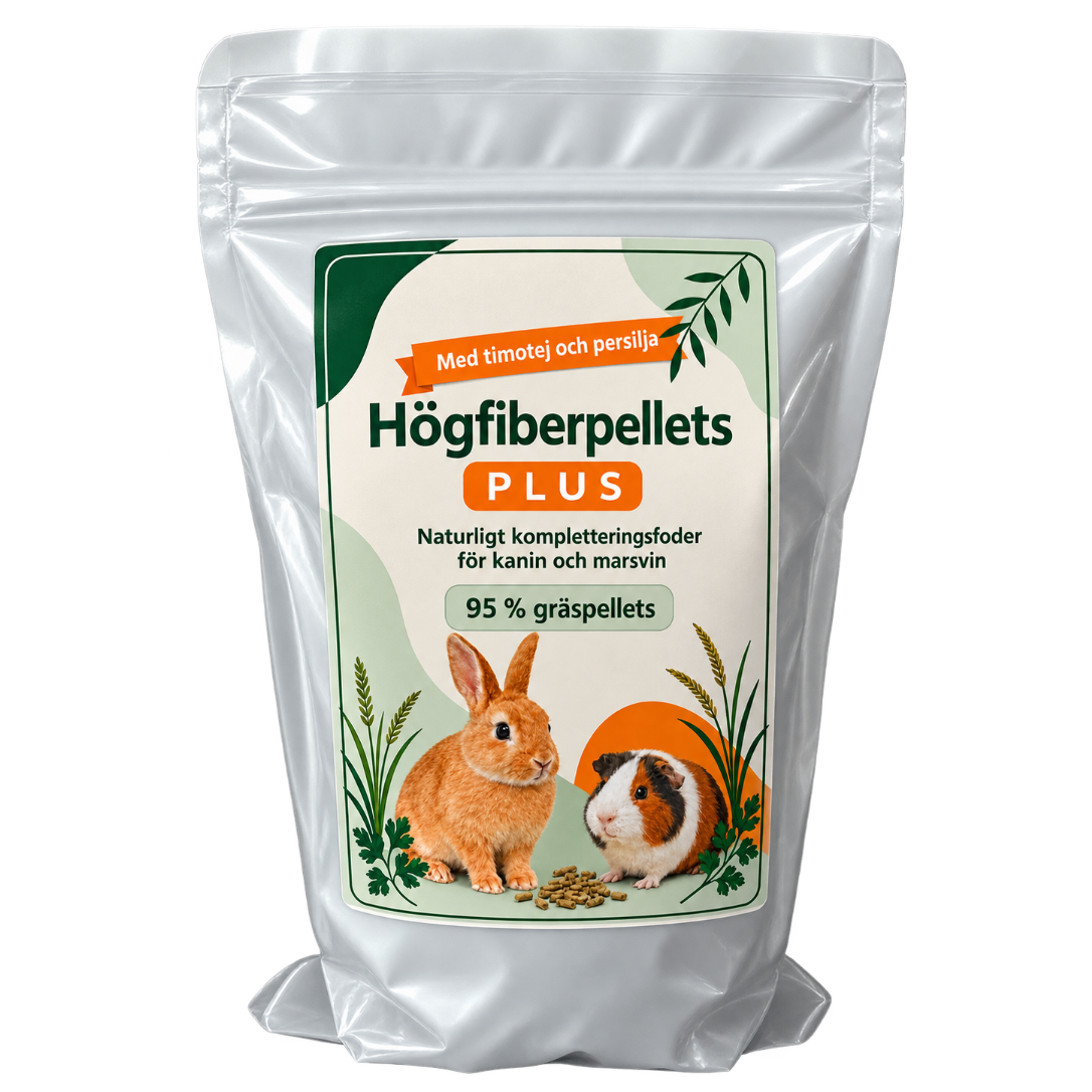 Högfiberpellets Plus med timotej och persilja
