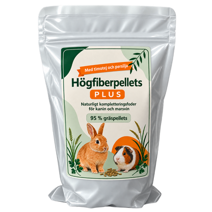 Högfiberpellets Plus med timotej och persilja