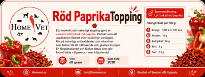 Röd paprika 60 g