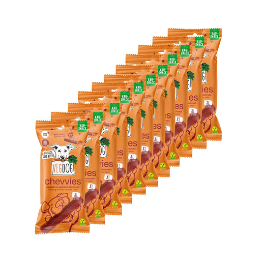 Chevvies XL – Växtbaserade BBQ-tuggpinnar 200 g