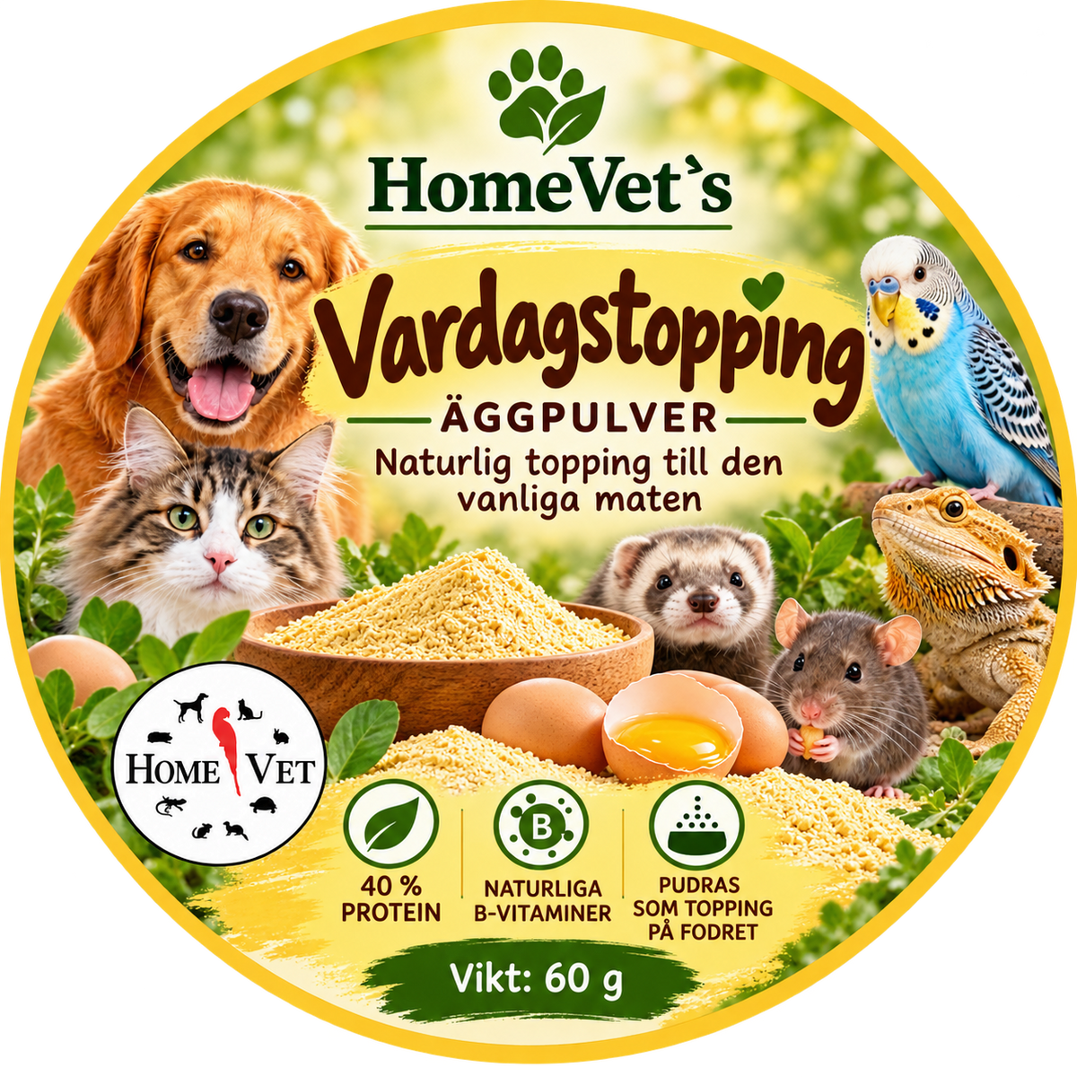 VardagsTopping med Äggsmak 60 g