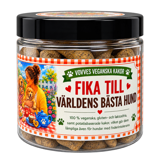 Fika till världens bästa hund-veganska kakor 70 g