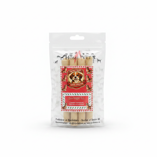ChewVeggie Rolls vit bakgrund