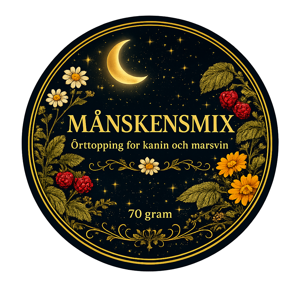 Månskensmix – örttopping för växtätare 70 g
