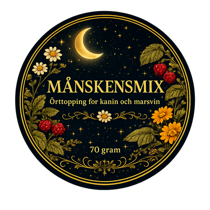 Månskensmix – örttopping för växtätare 70 g