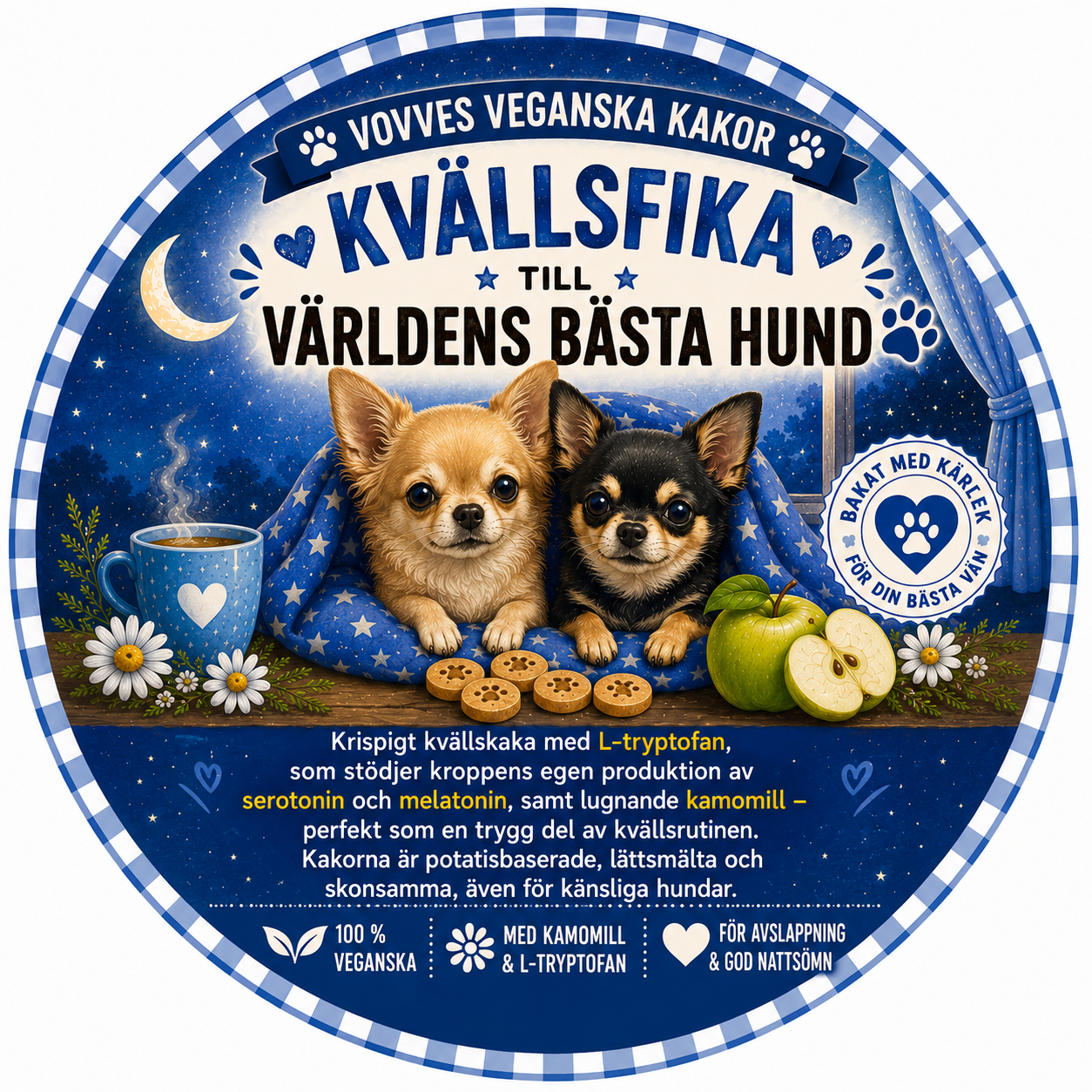 Världens bästa hund - kvällsfika 70 g