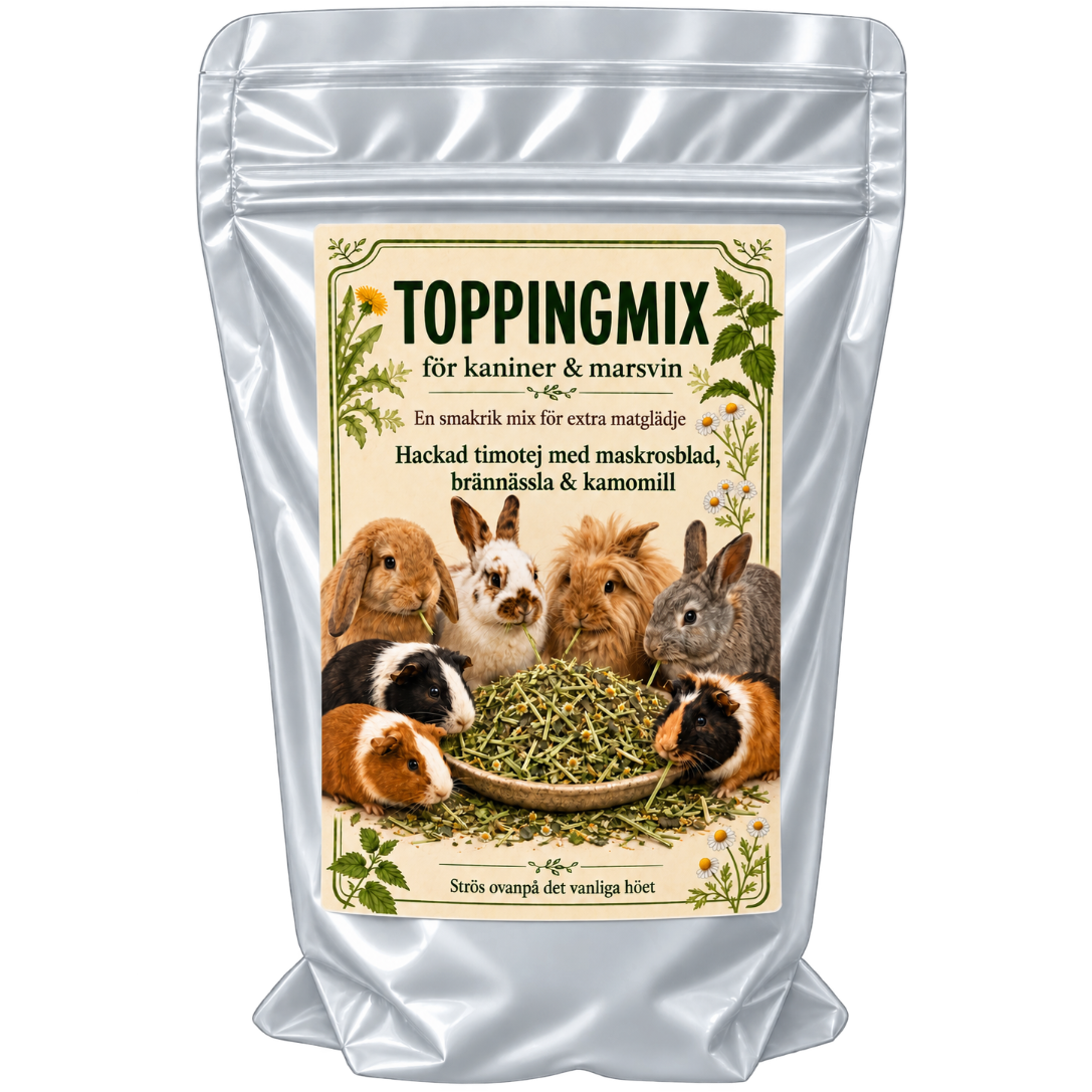 Toppingmix timotejhö med örter och blommor 350 g