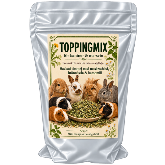 Toppingmix timotejhö med örter och blommor 80 g