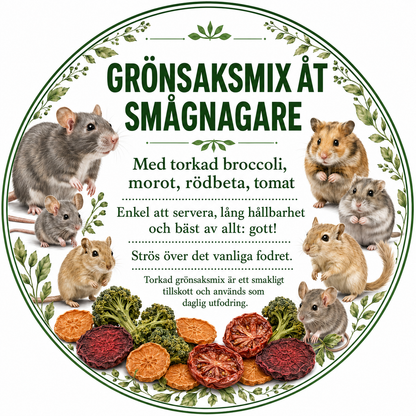 GrönsaksMix åt smågnagare 70 g