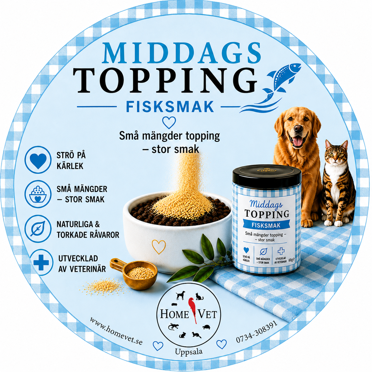 MiddagsTopping Fisksmak 60 g