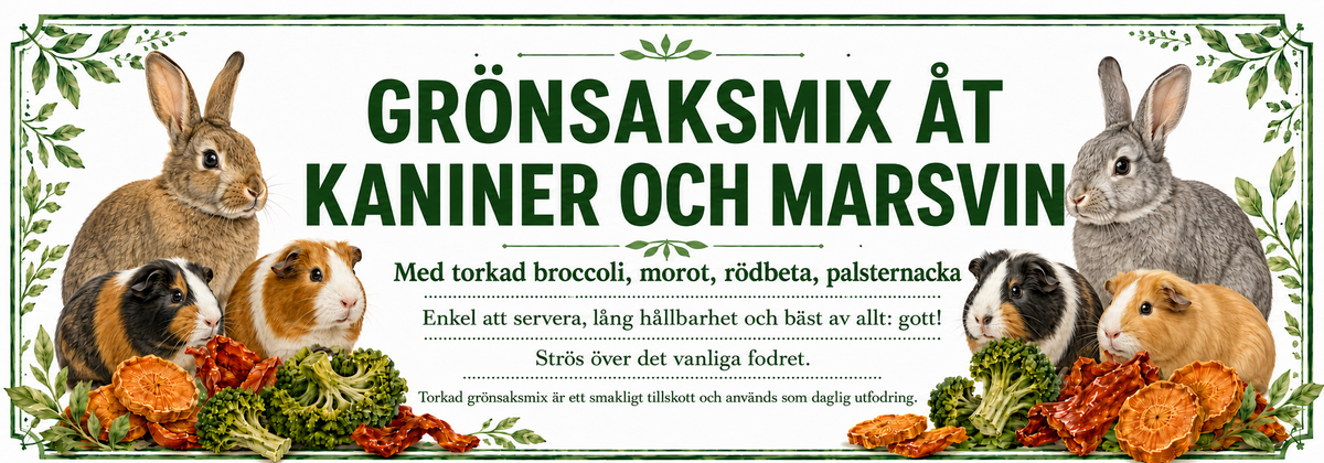 GrönsaksMix åt Kanin & Marsvin 70 g
