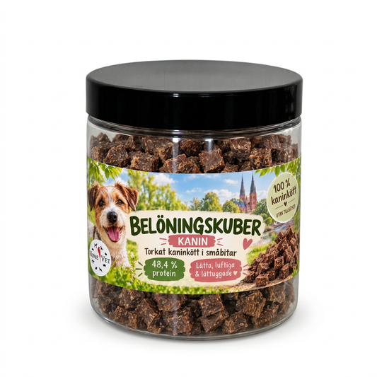 Belöningskuber kaninkött 75 g