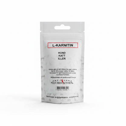 L-Karnitin vit bakgrund