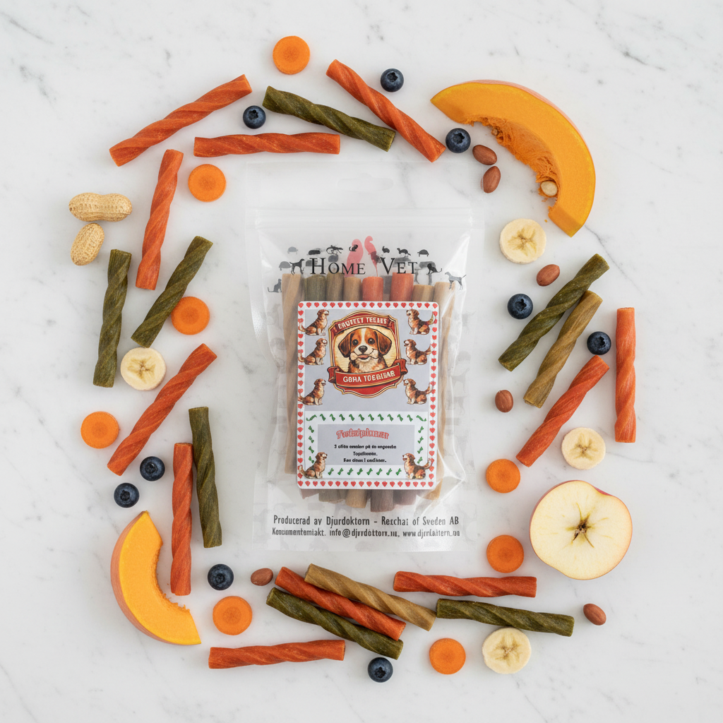Twistpinnar flat lay